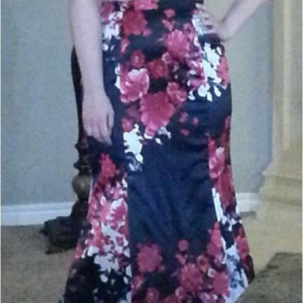 Floral Evening Gown